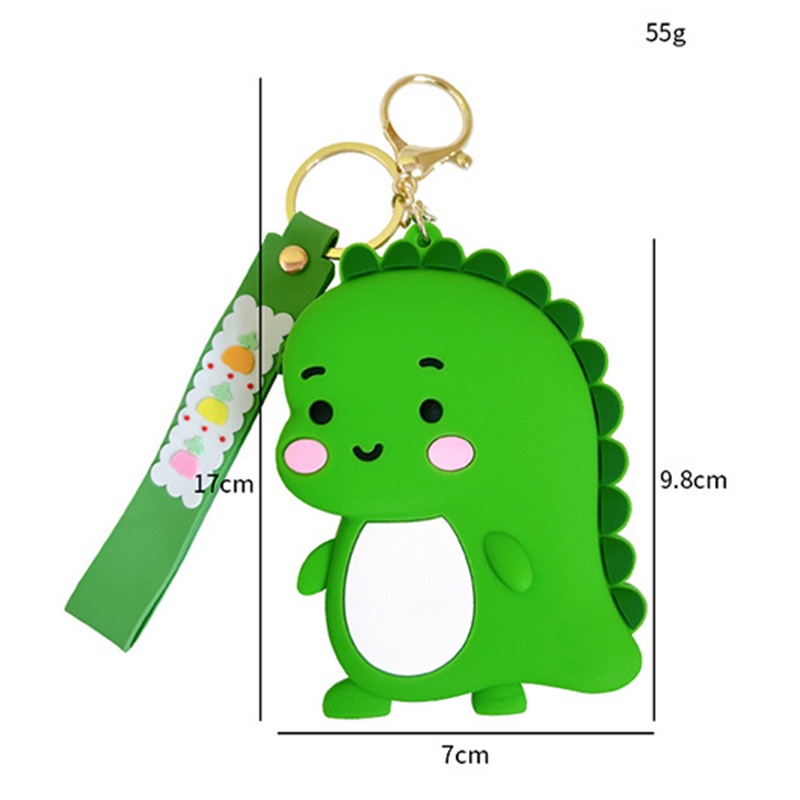 Túi Đựng Tiền Xu Mini Bằng Silicone Hình Khủng Long