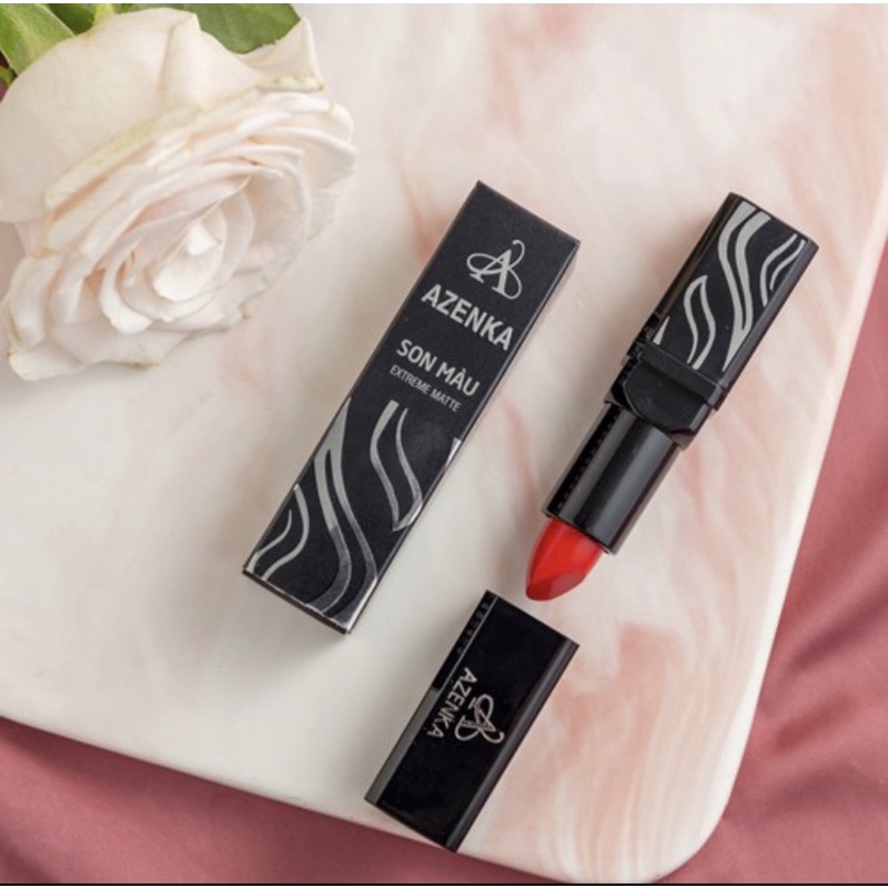 Son màu siêu lì bền màu không trôi kháng nước Azenka