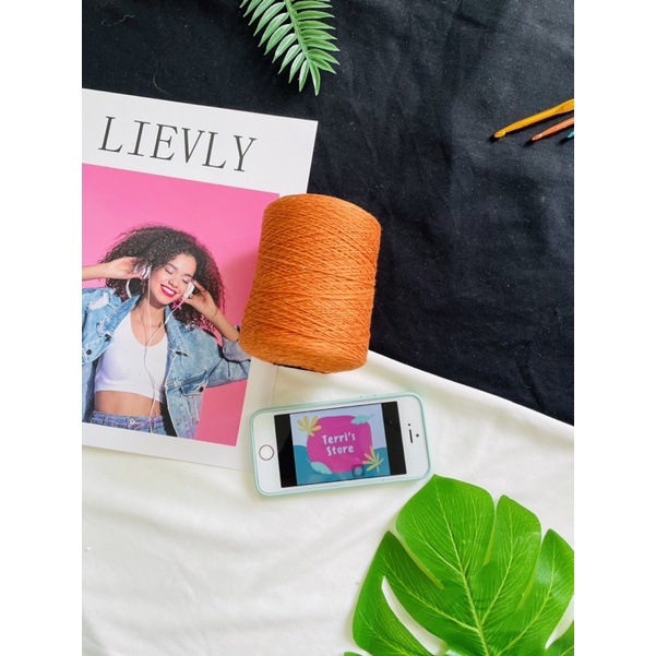 Sợi 100% Cotton Xe Tròn - Sợi mền nhỏ nhẹ đan móc mùa hè