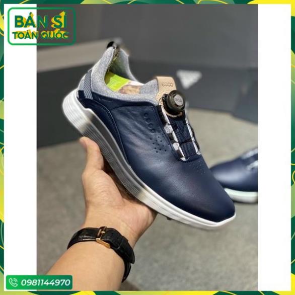 Giày Golf Nam Ecco Nút Vặn Tiện Lợi, Chống Nước Tốt, Golf Shoes Ship Hỏa Tốc