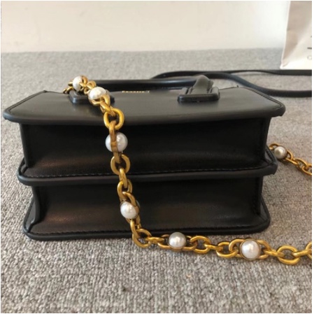 Túi Đeo Vai Nữ Cnk22 20671228 Túi Đeo Chéo Hình Gối Phối Dây Xích Thời Trang