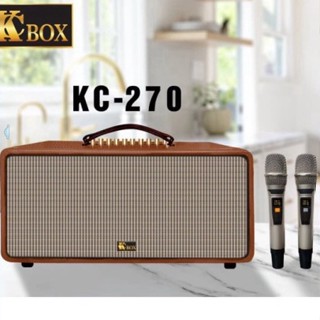 [Giá Hời] MT MAX Loa âm thanh di động KCBox KC-270 - Hệ thống 2 Loa full 6 inch - Loa kéo, loa xách tay 3 đường tiếng