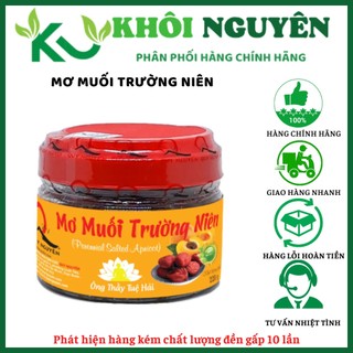 Mơ muối lâu năm Quy Nguyên hũ 220g - Mơ muối trường niên chùa Long Hương