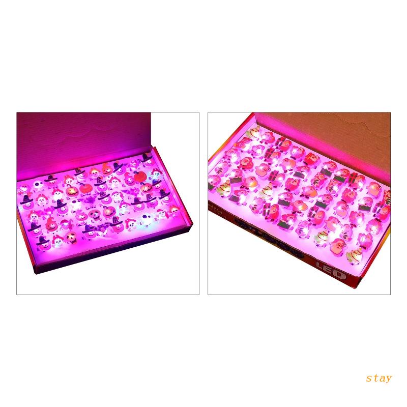 Nhẫn Đèn Led Phát Sáng Phong Cách Halloween Độc Đáo