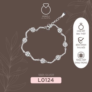 Lắc tay nữ bạc Ý S925 nhập khẩu hot trend L0124| Mi.A trang sức bạc
