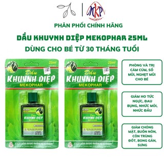 Dầu Khuynh Diệp Cho Bé Và Người Lớn| Chai 25ml| Mekophar