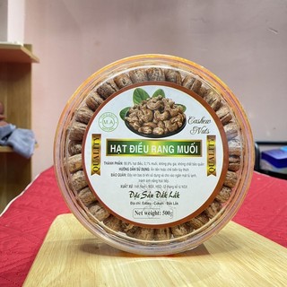 Hạt điều rang muối xếp hoa Đaklak 500gr