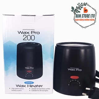  Máy nấu sáp Wax lông chống dính mini nhỏ gọn 200ml Nồi nấu sáp mini Wax Pro 200 nhỏ gọn sáp nóng chảy nhanh chóng 