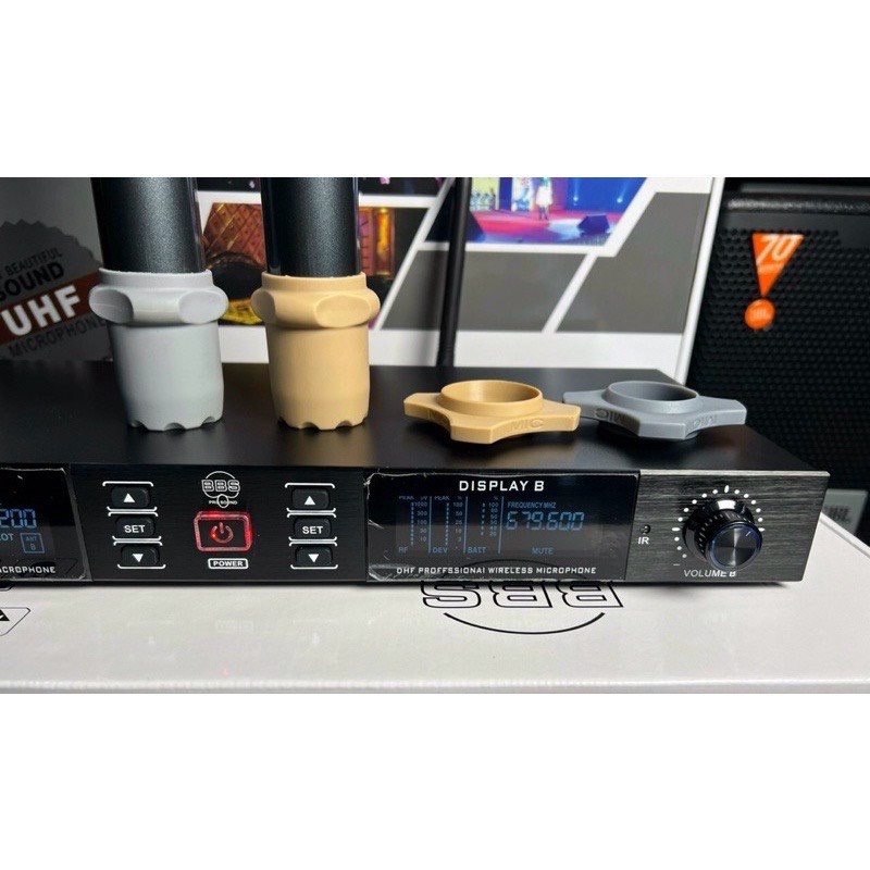 Micro không dây BBS U898 Plus / BBS U898Plus tự ngắt gia tốc karaoke cực hay 2023 - Hàng nhập khẩu loại 1