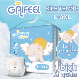 GAIFEEL Tã Bỉm Dán Quần Bỉm tã quần Tã Dán Cho Bé Sơ Sinh Tã Quần Cho Bé L