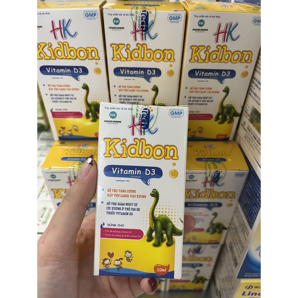 HK KIDBON hỗ trợ giảm còi xương , tăng hấp thu Canxi