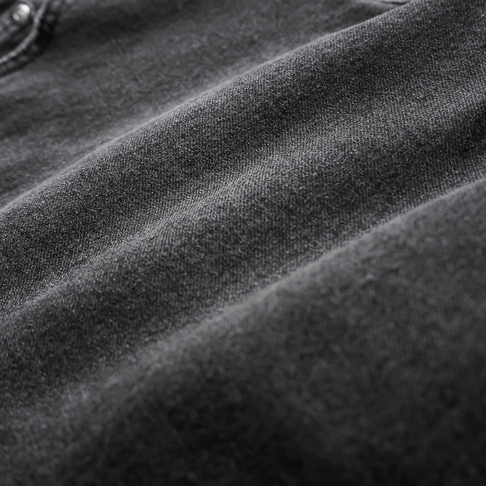 Quần jean dài nam màu xám wash form slim fit J032 Heboz cao cấp - 00001371