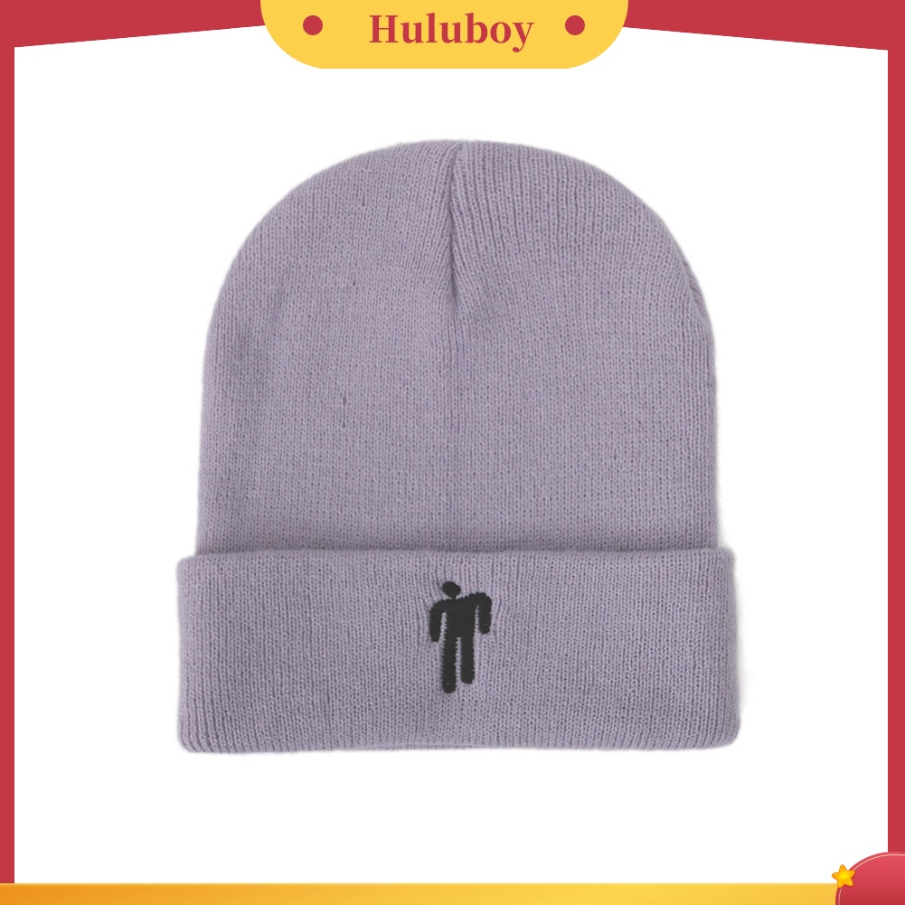 Mũ Len Beanie Mềm Mại Thêu Họa Tiết Thời Trang Thu Đông Cho Nam Nữ