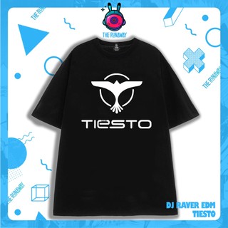 Áo phông Cotton 100% Nam / Nữ  DJ EDM Raver: Tiesto 1 by The Runaway