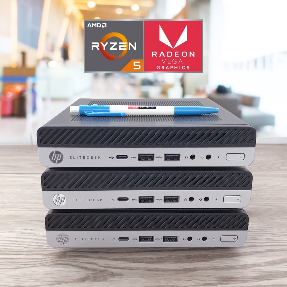 HP Elitedesk 705 G5 mini pc - Ryzen 5 3400G + AMD Vega 11