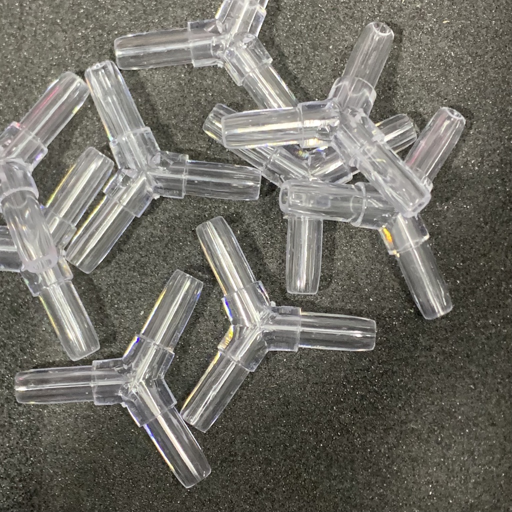 Nối Chia 3 Dậy Sủi Oxy Arylic Siêu Trong Cao Cấp