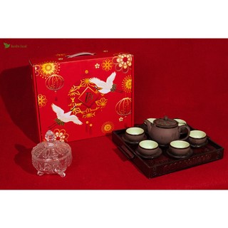 [SET QUÀ TẾT 2023] Quà Tết sang trọng, tốt cho sức khỏe từ đai lưng chườm ấm, miếng dán giảm đau và mặt nạ mắt ngải cứu