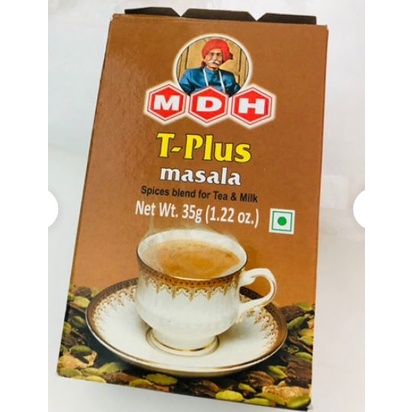 MDH T-PLUS MASALA FOR TEA 25GM - BỘT GIA VỊ MDH T-PLUS CHO TRÀ ẤN 25GM