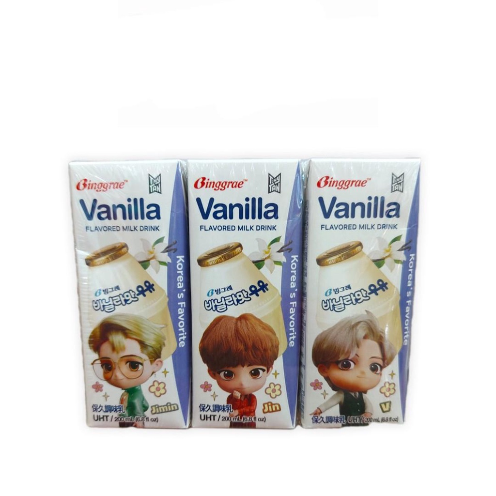 Sữa Hàn Quốc hương Vanilla Binggrae (lốc 6 hộp)