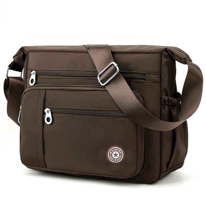 Túi đeo chéo du lịch đa năng có thể dùng cho mẹ bỉm sữa để đồ cho bé đi chơ size 34cm TUI-68