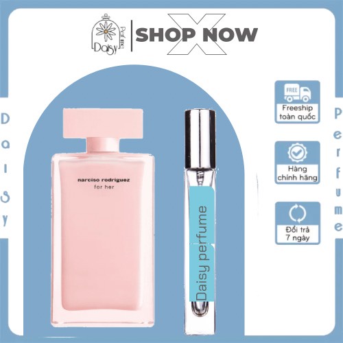 ⁻ᴰᵃᶦˢʸ⁻ Nước Hoa Nữ Narciso Rodriguez For Her EDP Chai 10ml