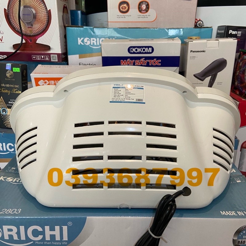 Bảo Hành 36 tháng,Đèn Sưởi Nhà Tắm Chống Lóa KORICHI Chính Hãng