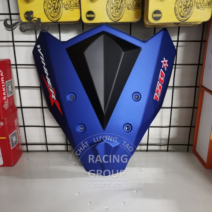 Ốp đầu xe Winner X mẫu K6 nhựa ABS, mão đầu xe, mão chắn gió Winner X siêu ngầu