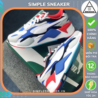 Giày Puma Nam Nữ Chính Hãng 🔴SIMPLE SNEAKER🔴 Giày Puma RS-X3 6 Màu Thời Trang [37157005 - 37157004 - 37187001- 37288401]