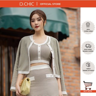 Áo khoác và áo len hai dây lông thỏ cổ tròn d.chic ms: 188098