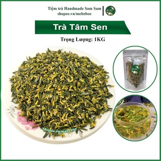 Tâm sen sấy khô sỉ 1kg giúp an thần, hạ huyết áp - Trà tim sen của Tiệm trà Samsam