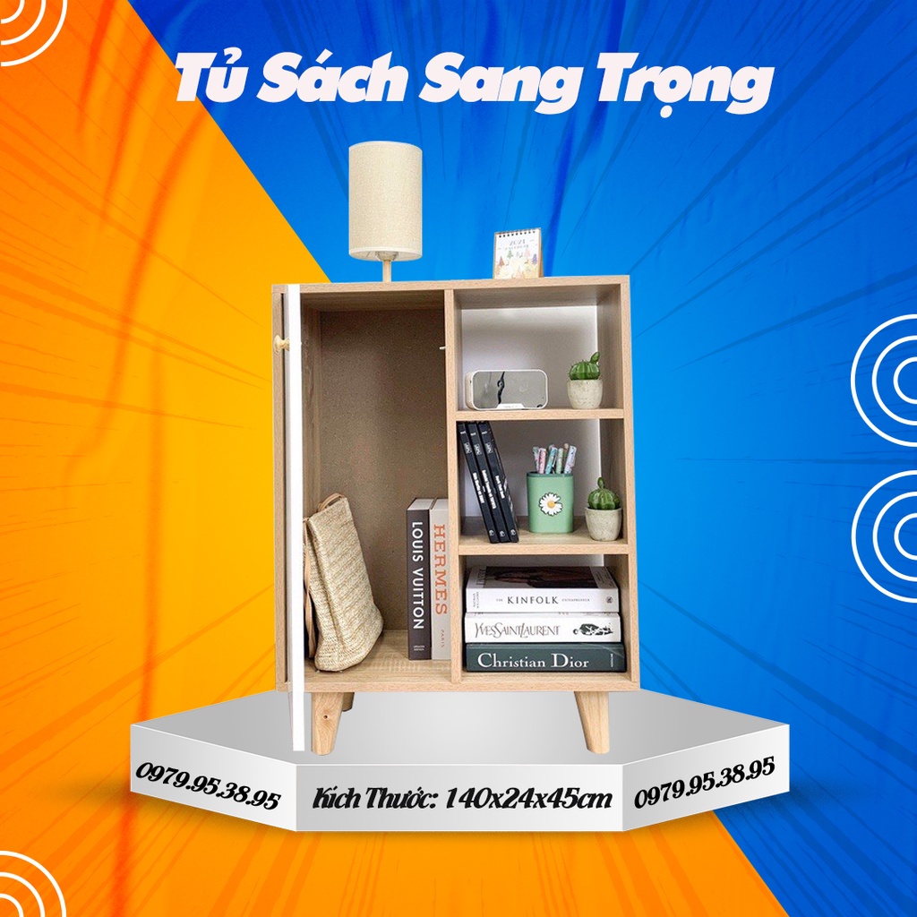 Tủ sách gỗ tại xưởng, hàng chuẩn, gỗ tốt, mặt không hề xước quý khách có thể đặt trước về để xem thoải mái!