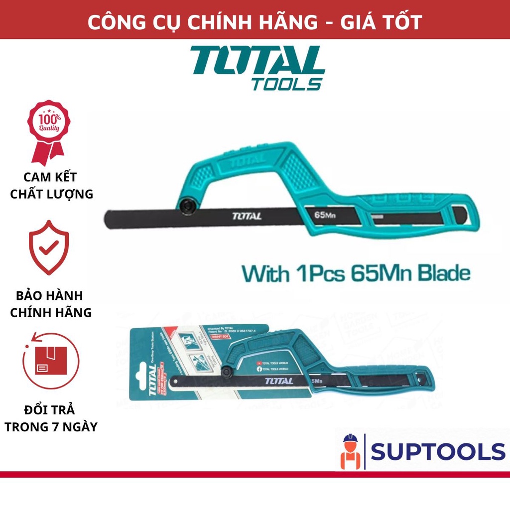 ĐỒ NGHỀ TOTAL Khung cưa sắt mini THMHF1504 [Chính Hãng 100%]