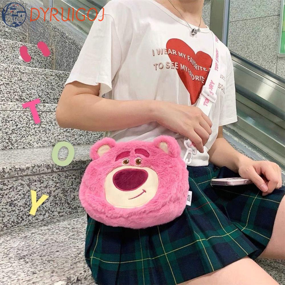 Túi Đeo Chéo Kiểu Hoạt Hình Nhồi Bông Dễ Thương Cho Nữ