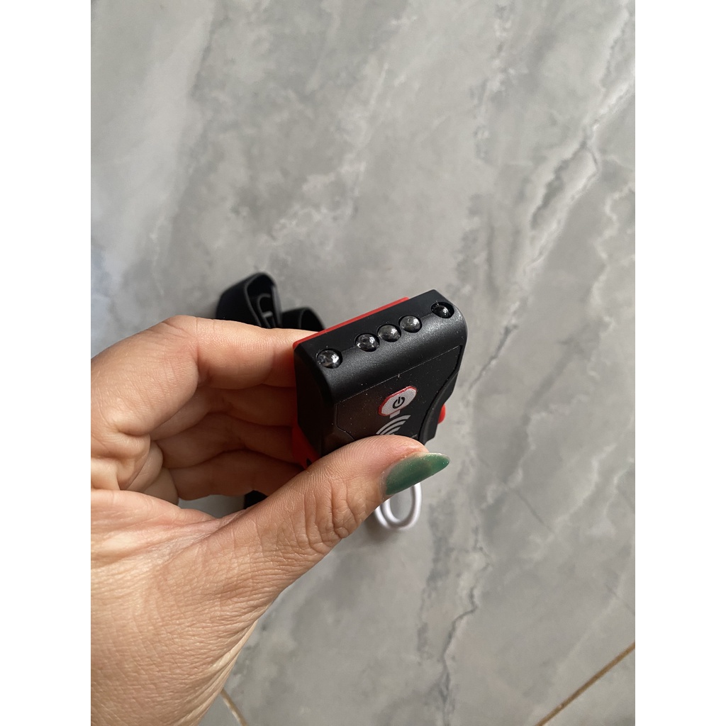 Đèn kẹp mũ câu đài - đèn soi mồi ban đêm câu cá