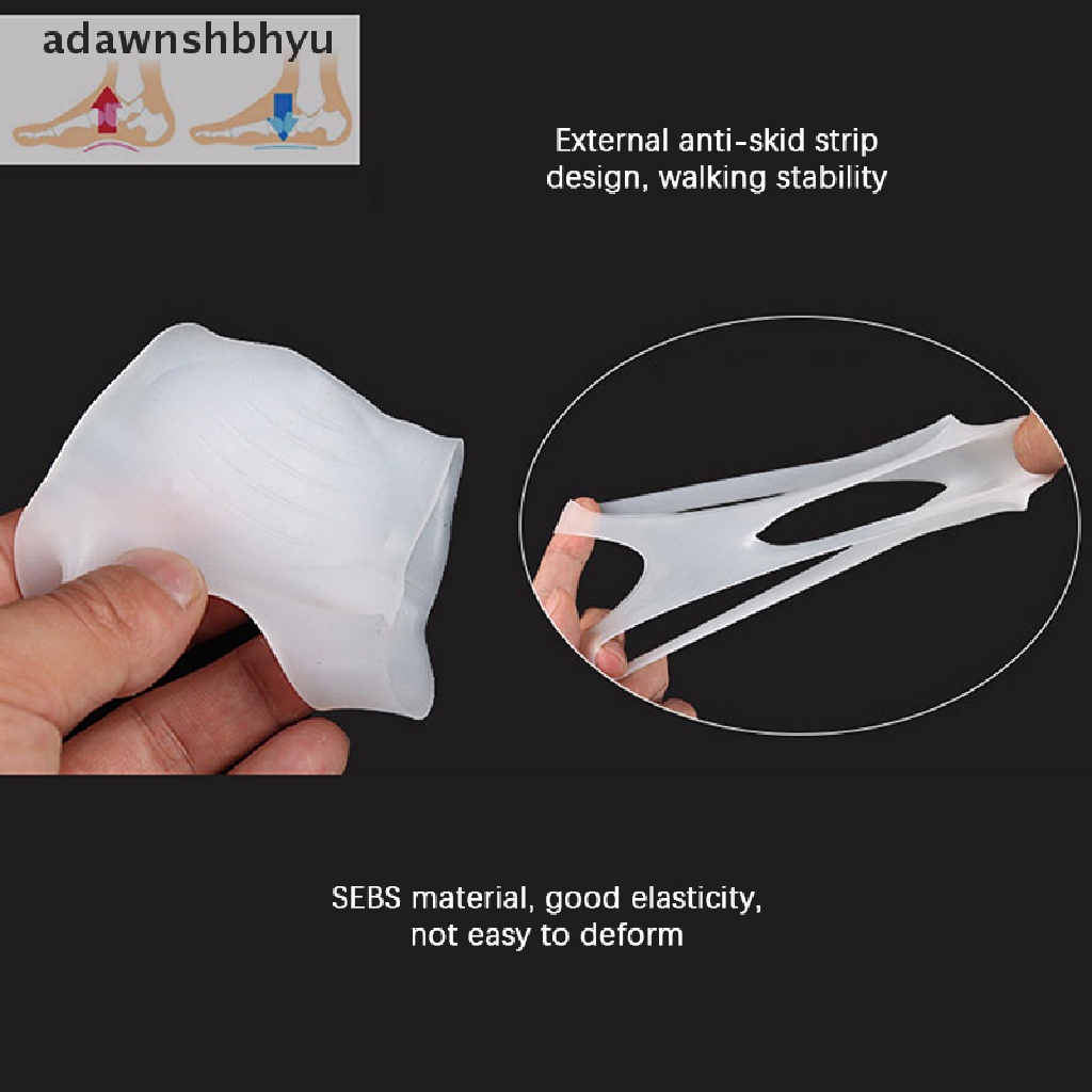 Set 2 Miếng Lót Giày Bằng Silicon Hình Chữ O Dành Cho Nam Nữ