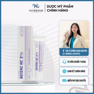 Kem Giảm Mụn Benzac AC 2.5% Và 5% (15g)