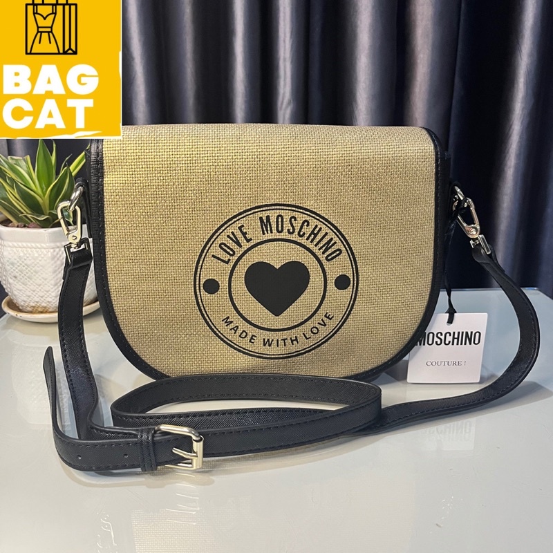 Sẵn túi chính hãng LOVE MOSCHINO full seal full tag từ trong ra ngoài quà tặng