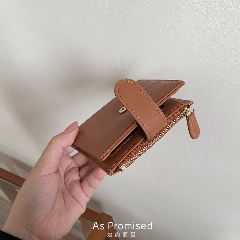 Ví da nữ cầm tay Martha gấp gọn 06S-N