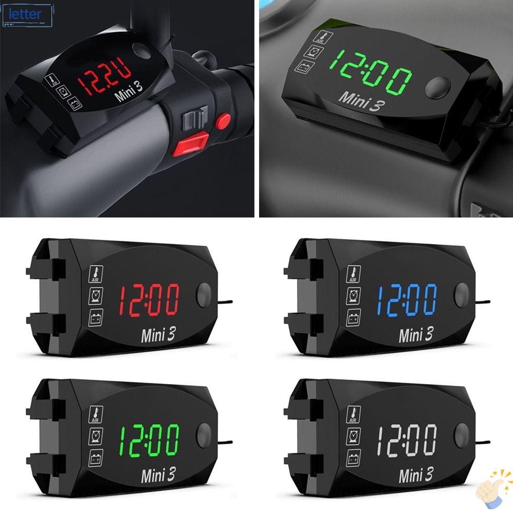 Đồng Hồ Điện Tử Đa Năng Chống Nước IP67 Dùng Cho Xe Máy / Xe Hơi / Tàu Thuyền