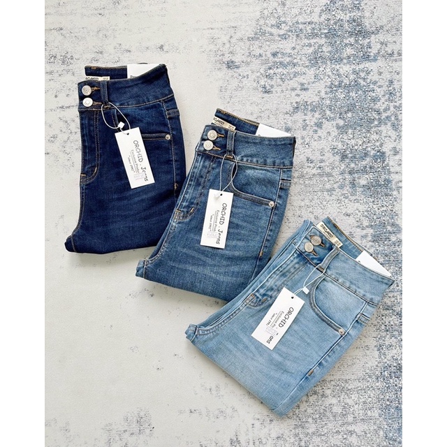 Quần skinny trơn 2 nút cực xinh