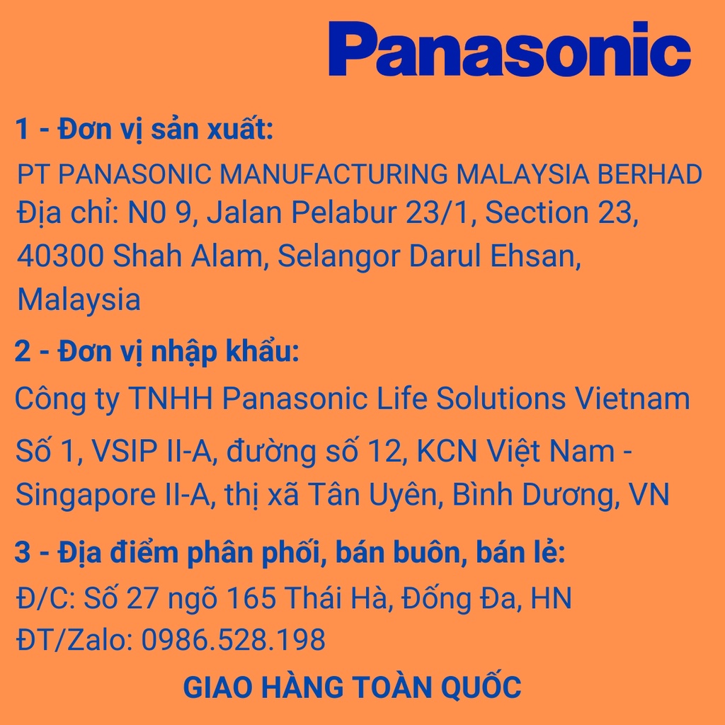 Điều khiển quạt treo tường Panasonic F409M chính hãng