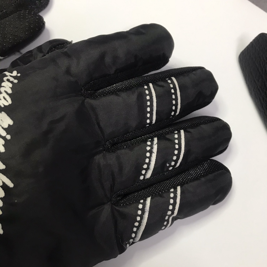 Găng tay lót lông nam mùa đông, chất liệu cotton canvas lót lông, chống đi mưa gió rét 3 màu sắc