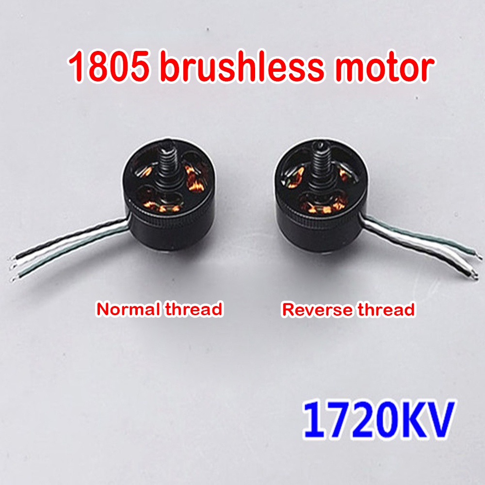 Set 2 Động Cơ Không Chổi Than Mini 1805 DC 2S-3S 1720KV BLDC Cho Máy Bay Điều Khiển Từ Xa