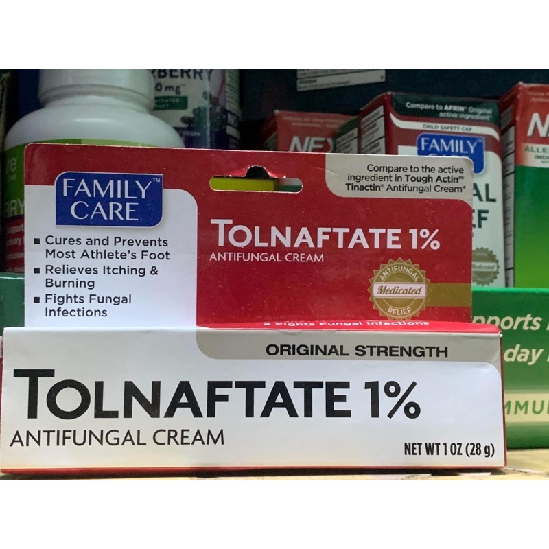 Hộp Kem Bôi Ngoài Da nấm da, nứt nẻ TOLNAFTATE của Mỹ 28g
