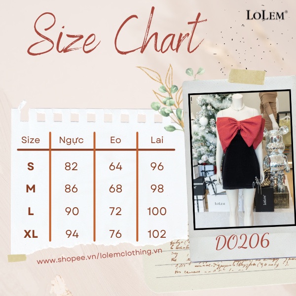 Đầm ôm cúp ngực LOLEM DO206 Limited Edition vải nhung tuyết mix linen