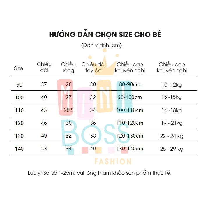 Áo thun kẻ ngang cổ 3 phân cho bé trai bé gái Mini Boss | Áo thun cổ cao Quảng Châu MiniBoss