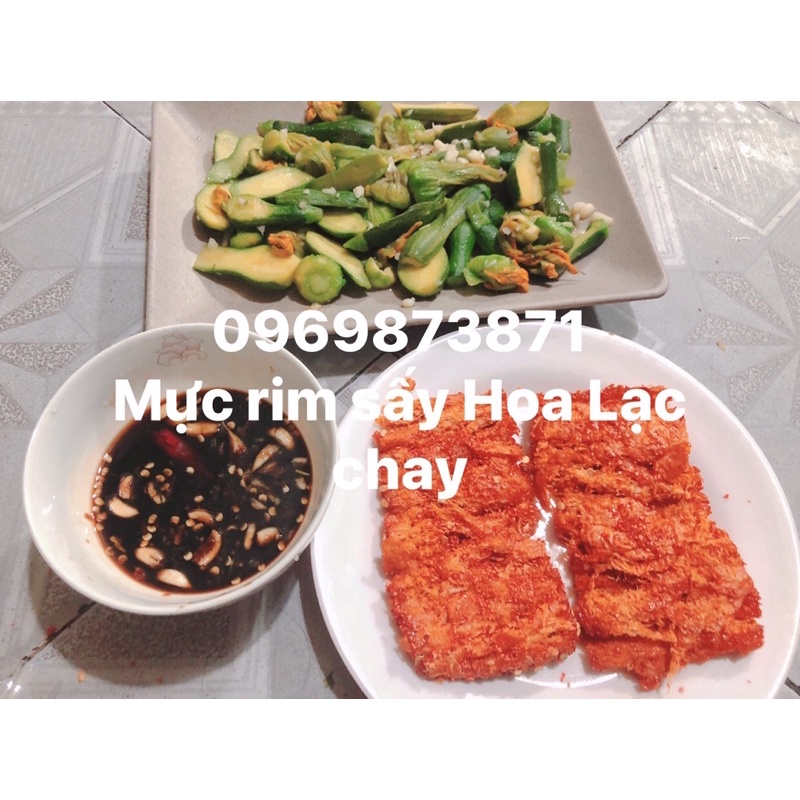Mực rim sấy khô chay Hoa Lạc 100gr