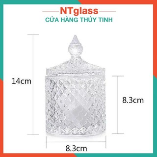 Thố mứt thủy tinh cao cấp