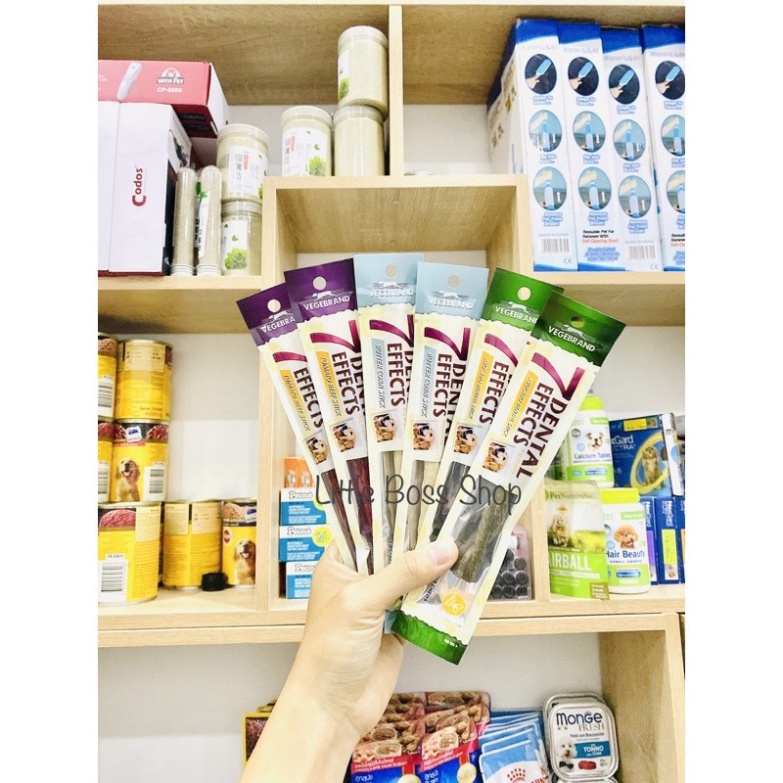 Xương gặm sạch răng 7 Dental Effect cho chó 3 vị ?