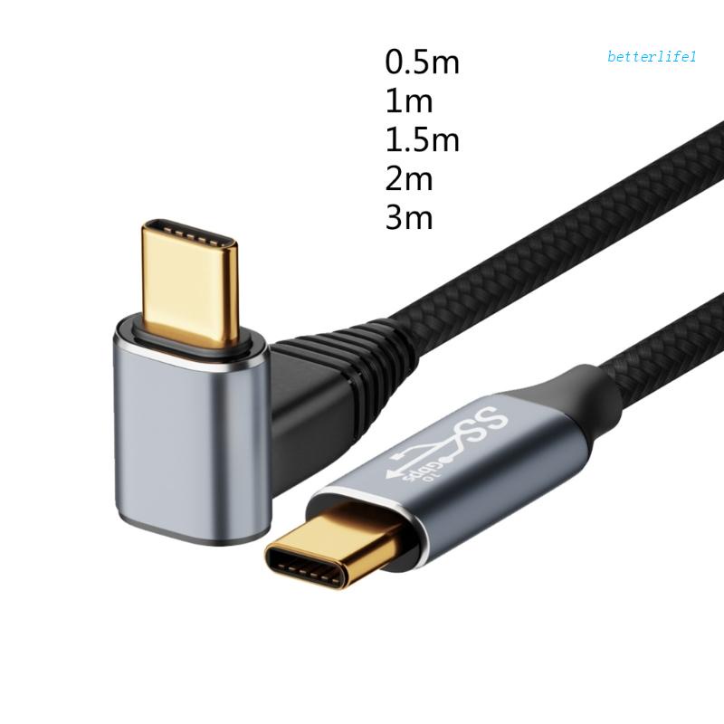 Cáp SạC Dữ LiệU USB LoạI C 90 Độ 10Gb PD100W Chuyên DụNg